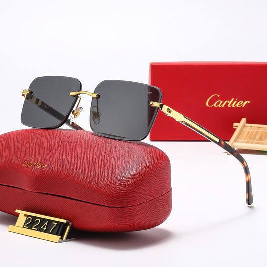 5 Colors Fashion frameless square sunglasses 2247