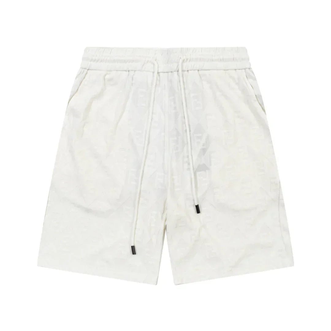 250218 New diamond textured towel knit shorts