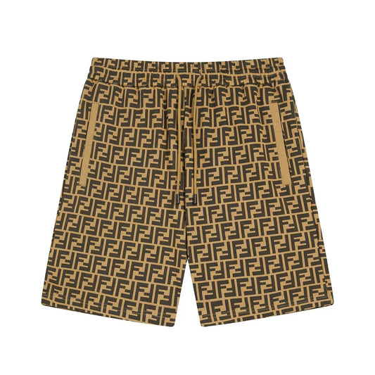 250212 High quality classic print knit shorts