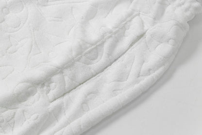 250313 New high quality dark jacquard full print shorts