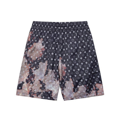 250313 New fashion gradient full print shorts
