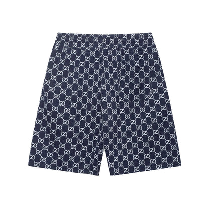 250313 New high quality knitted jacquard full print shorts