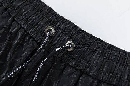 250313 New high quality full embroidered shorts