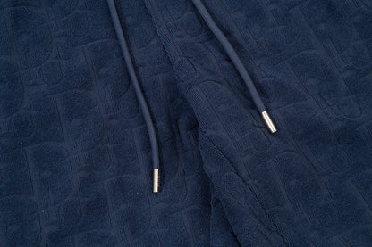 1211 New plaid jacquard towel shorts