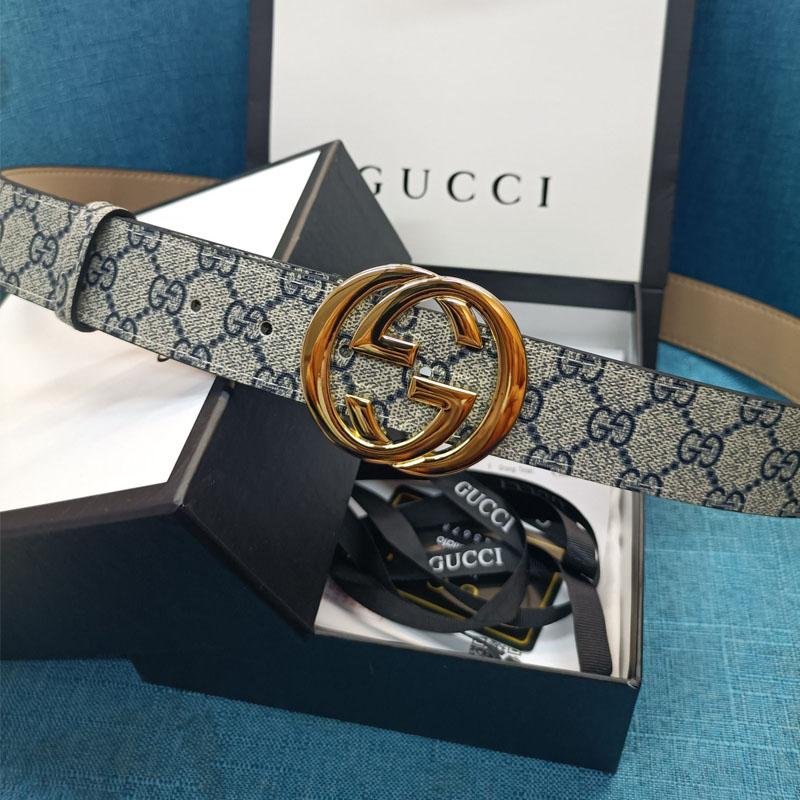 3 Colors  Double G Leather Belt