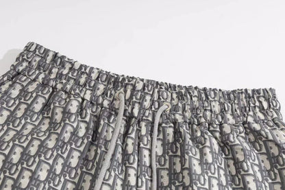 250313 New high quality flocking cotton printed shorts