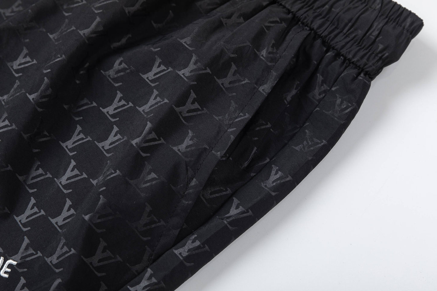 250313 New high quality full embroidered shorts