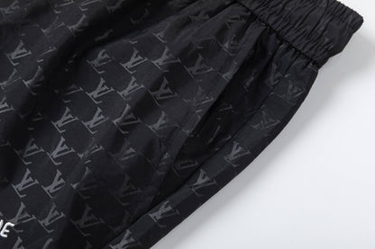 250313 New high quality full embroidered shorts