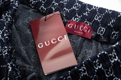 250313 New high quality knitted jacquard full print shorts