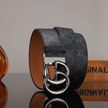 3 Colors printed letter leather belt