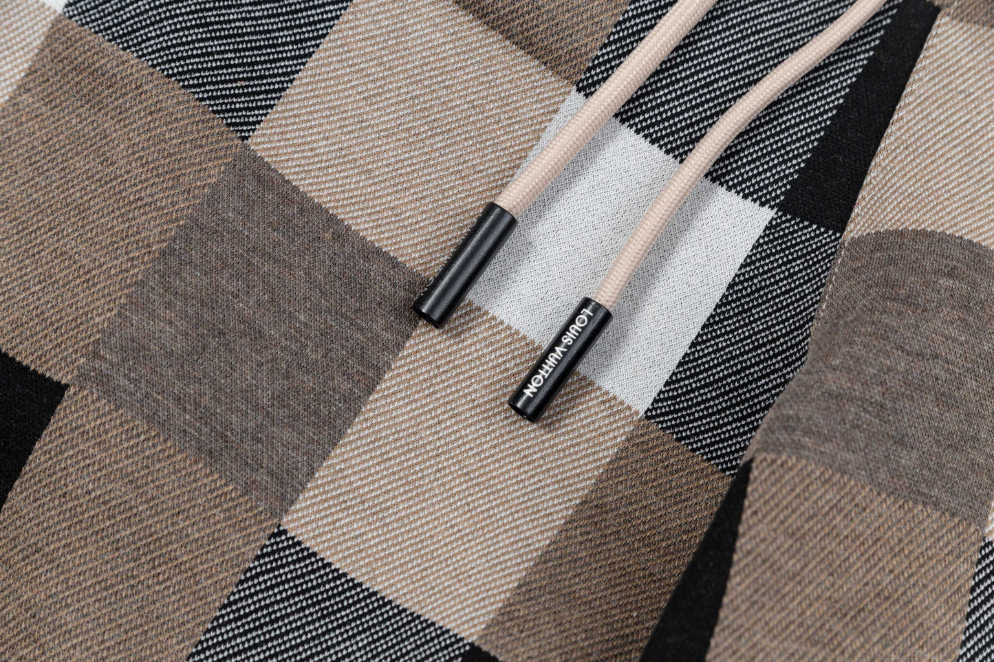 250313 New high quality chequered jacquard print shorts