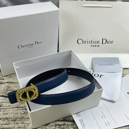 6 Colors CD rhinestone plain belt