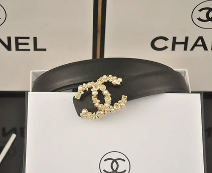 5 color perfume bottle double C belt