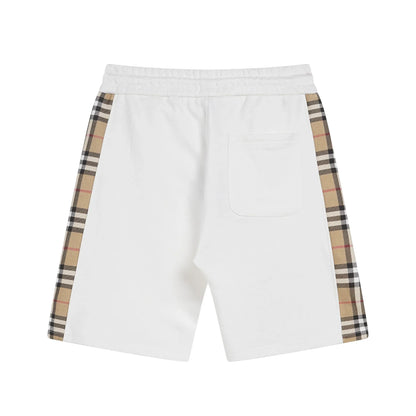 0205 High quality classic plaid color matching casual shorts