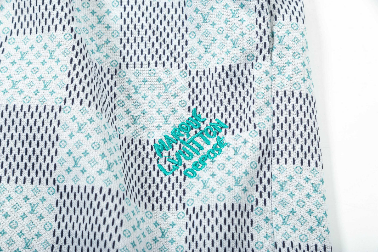 250313 New high quality knitted jacquard full print shorts