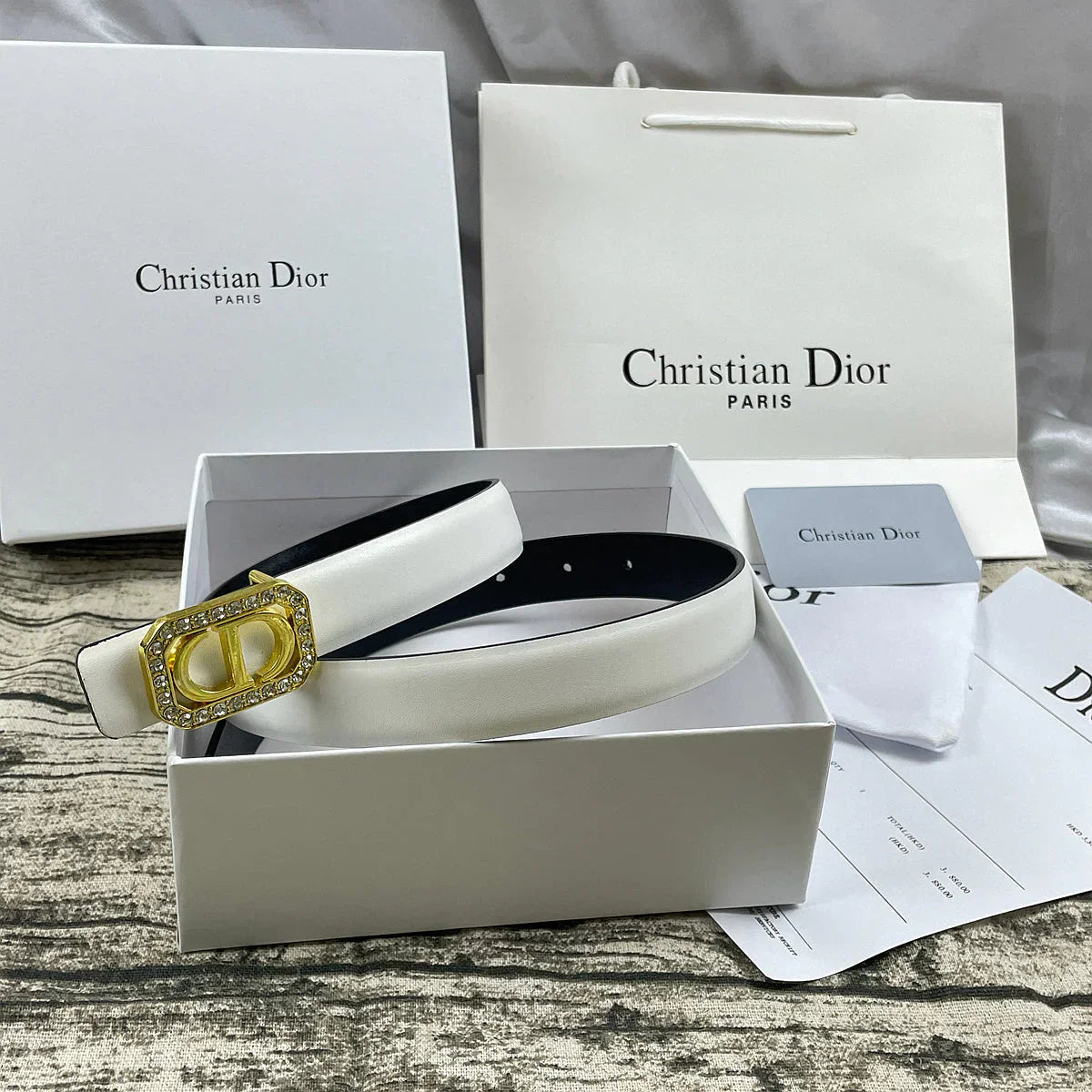 6 Colors CD rhinestone plain belt