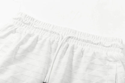 250313 New high quality jacquard metal label shorts