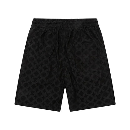 1211 New plaid jacquard towel shorts