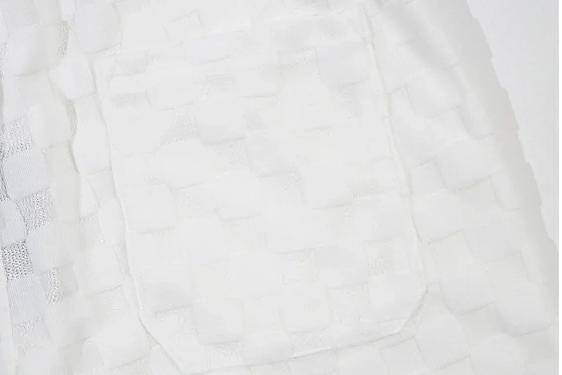 1211 New plaid jacquard towel shorts