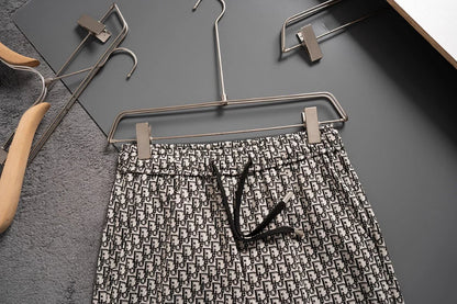 250224 New high quality jacquard knit stretch shorts