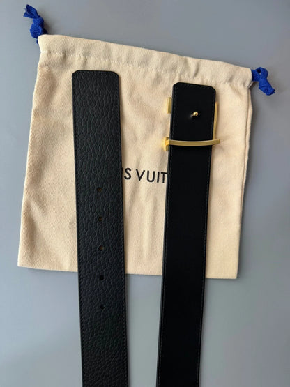 Double-faced cowhide leather men's belt