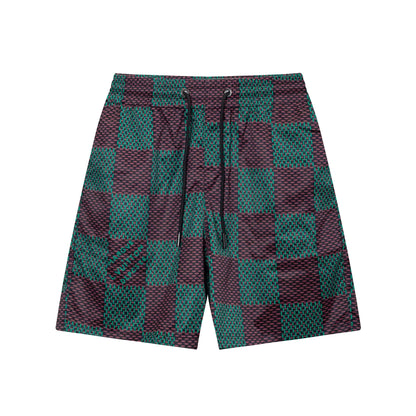 250313 New classic chequered print shorts