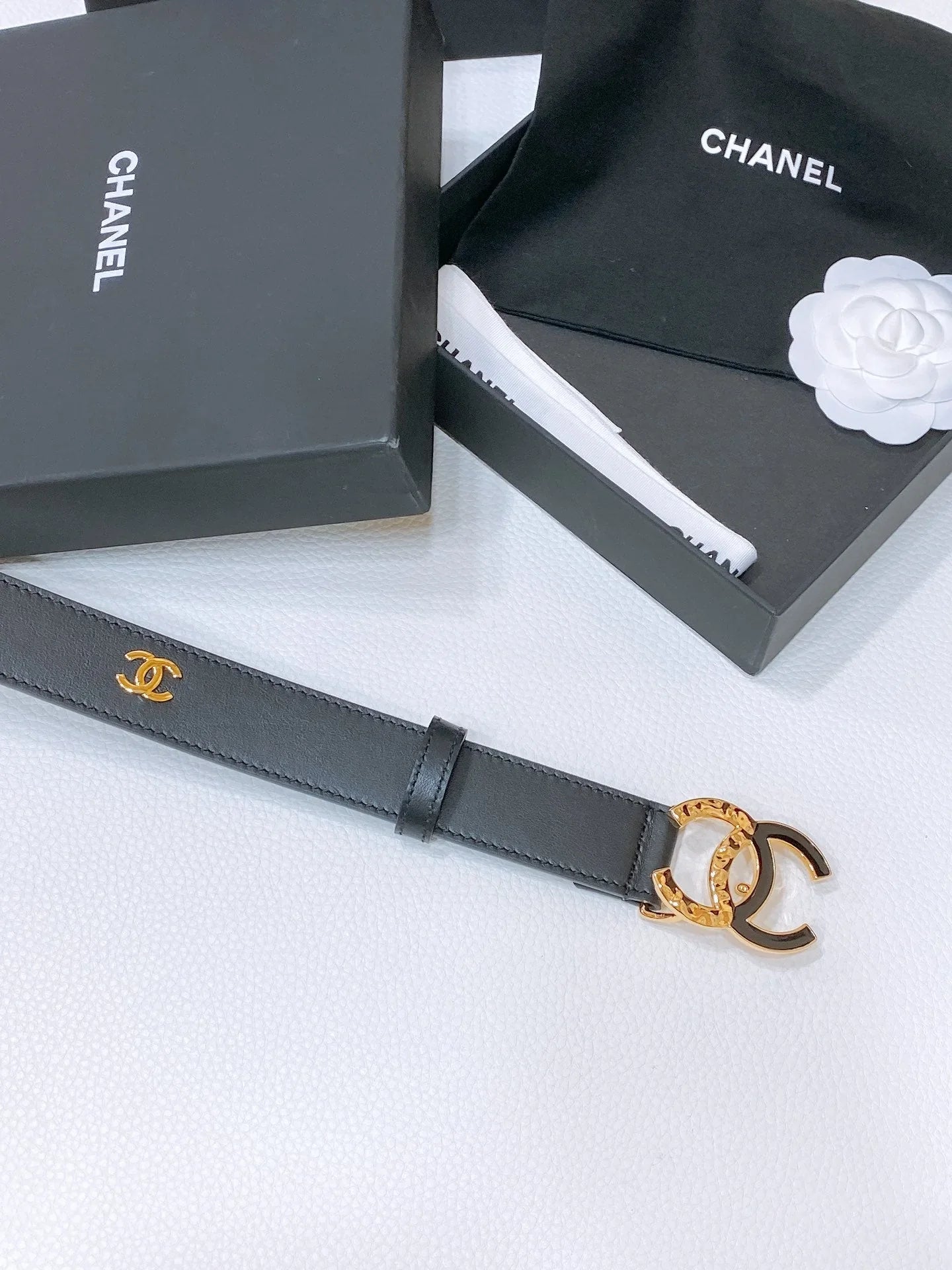 Fetal cowhide plain brass belt buckle 3.0cm