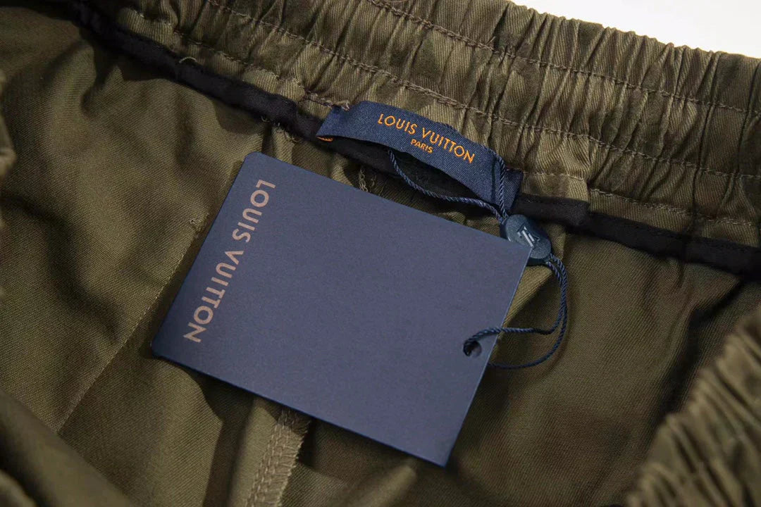 250313 New high quality flocking cotton printed shorts