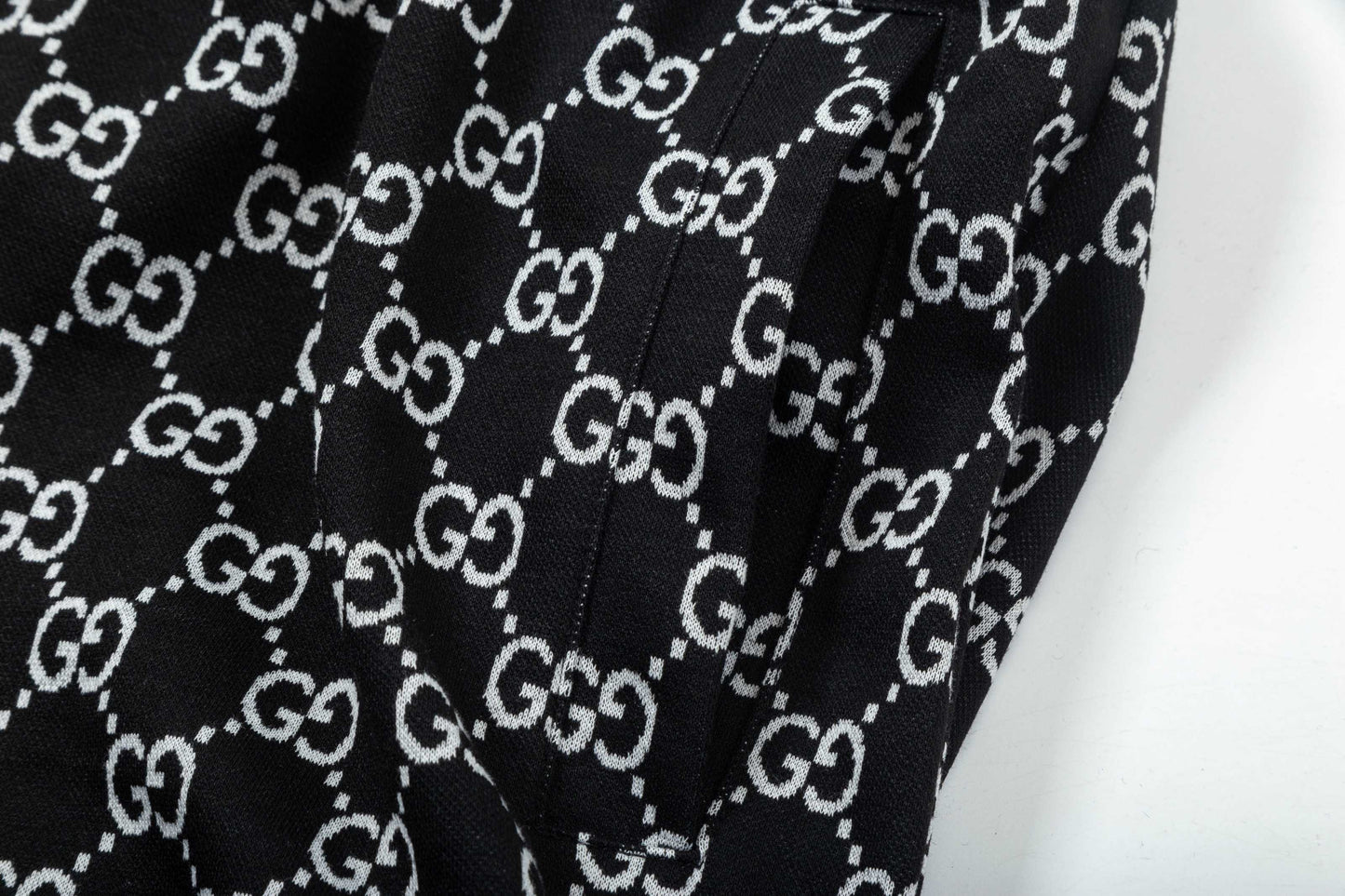 250313 New high quality knitted jacquard full print shorts