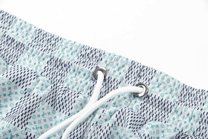 250313 New high quality knitted jacquard full print shorts