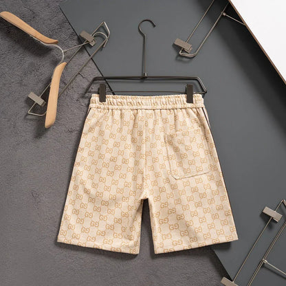 250224 New high quality jacquard knit stretch shorts
