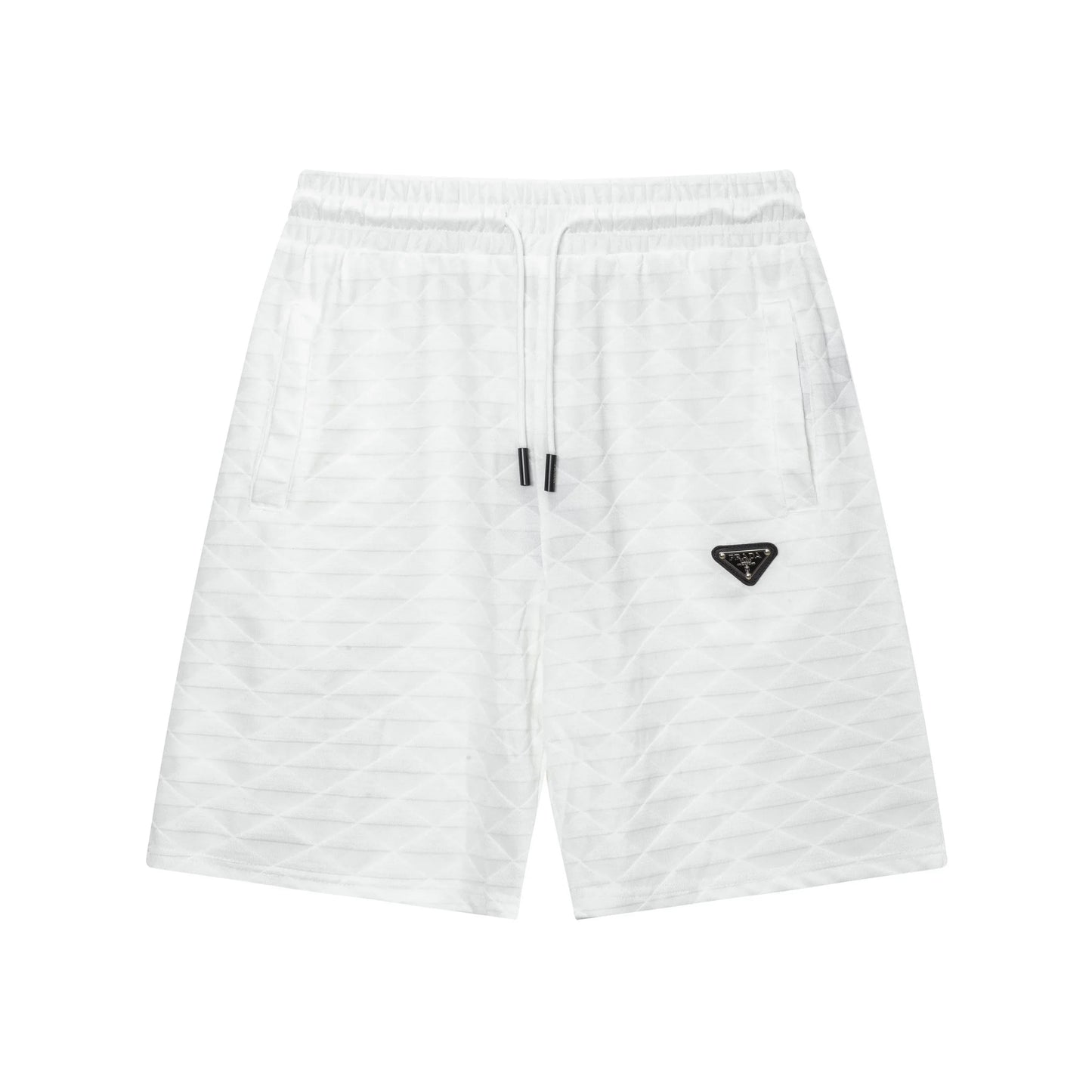 250313 New high quality jacquard metal label shorts