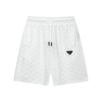250313 New high quality jacquard metal label shorts