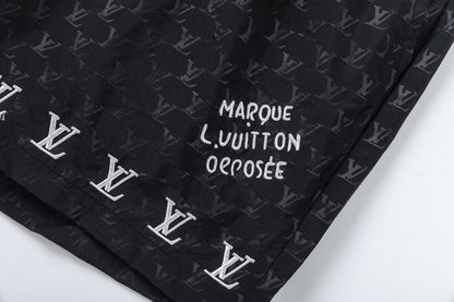 250313 New high quality full embroidered shorts