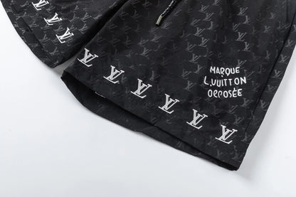 250313 New high quality full embroidered shorts