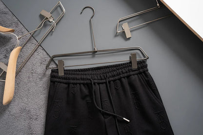 250224 New high quality jacquard knit stretch shorts