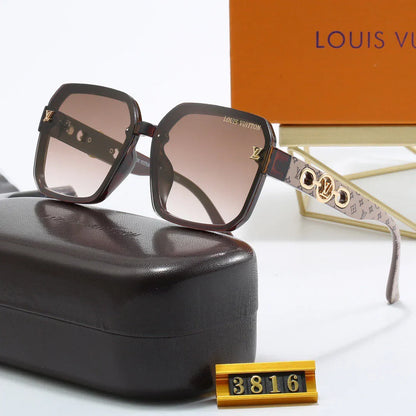 Full Logo Frame Sunglasses