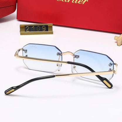 5 Colors Fashion Frameless Sunglasses 2109