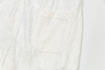 250218 New diamond textured towel knit shorts