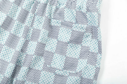 250313 New high quality knitted jacquard full print shorts