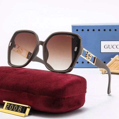 Fashionable square frame UV protection sunglasses