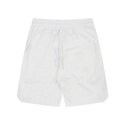 1211 New plaid jacquard towel shorts