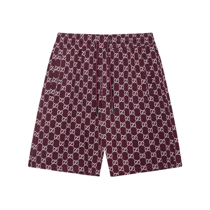 250313 New high quality knitted jacquard full print shorts