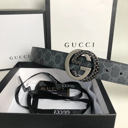 3 Colors printed letter leather belt