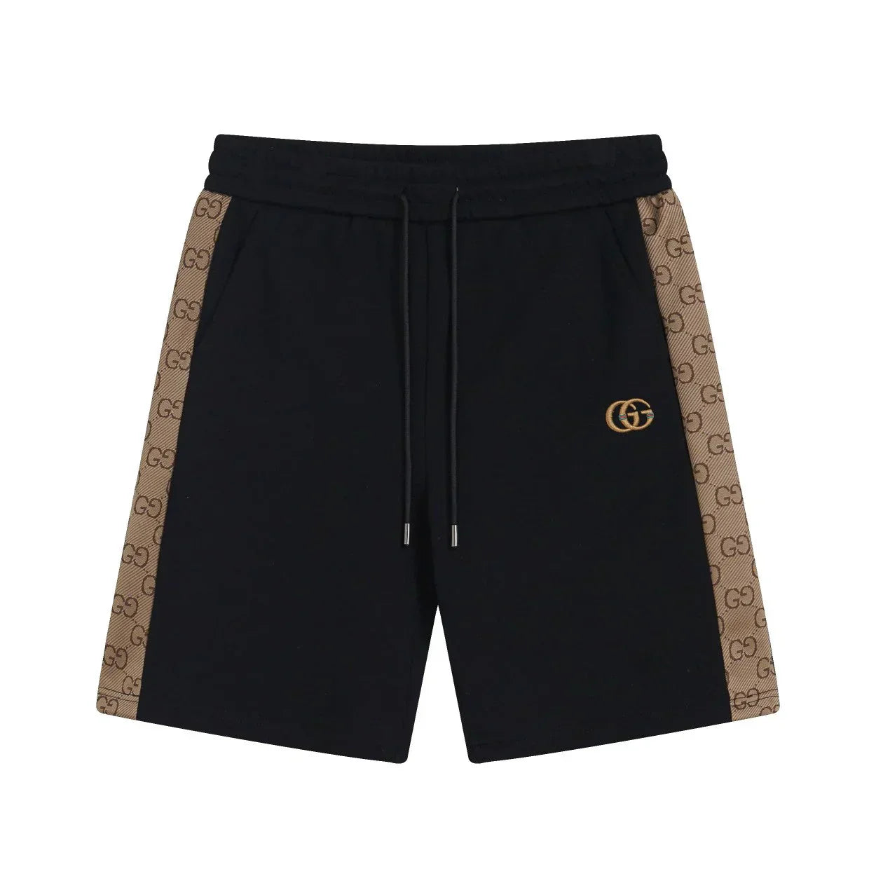250212 Classic simple three-dimensional embroidered cotton shorts