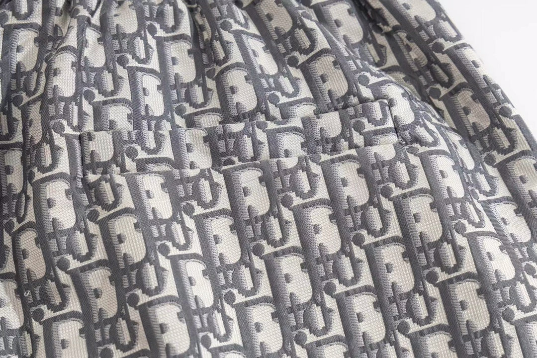 250313 New high quality flocking cotton printed shorts