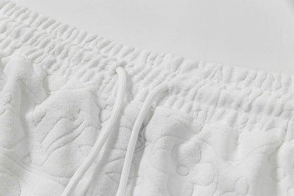 250313 New high quality dark jacquard full print shorts