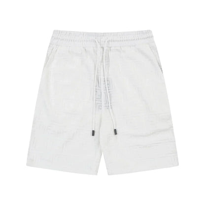 1211 New plaid jacquard towel shorts