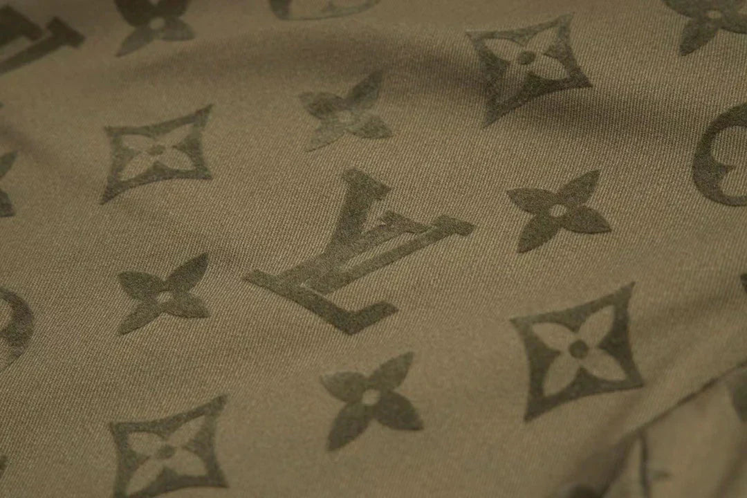 250313 New high quality flocking cotton printed shorts