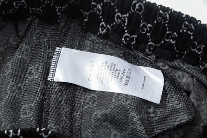 250313 New high quality knitted jacquard full print shorts